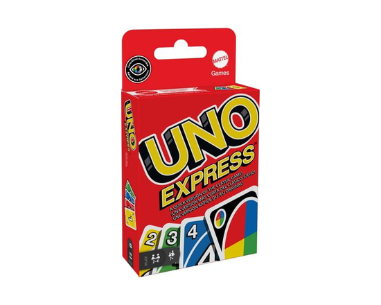 UNO Express Jeu de cartes pour les soirées de jeux - 1 EA