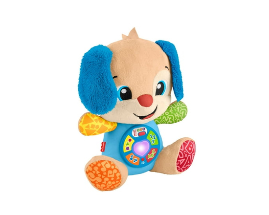 Fisher-Price Laugh & Learn Smart Stages Puppy Plush Baby Musical Learning Toy, Multilanguage Version