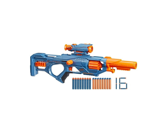 Nerf Elite 2.0 Eaglepoint RD-8 Dart Blaster, 8 Dart Drum, Nerf Scope, Barrel, 16 Nerf Elite Darts, Outdoor Toys - One Size