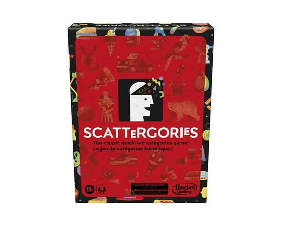 Classic Scattergories Game, Party Game for Adults and Teens Ages 13 and up, Board Game for 2+ Players