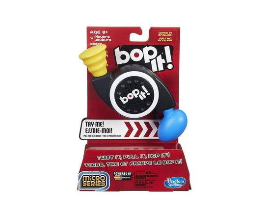 Bop It! Micro Series Electronic Game, Mini Portable Handheld Toys for Kids, 8+