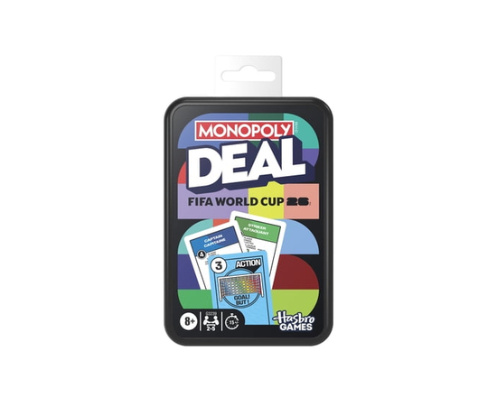 Monopoly Deal FIFA World Cup 2026 Edition Game, Soccer Card Game, Family Games, 8+