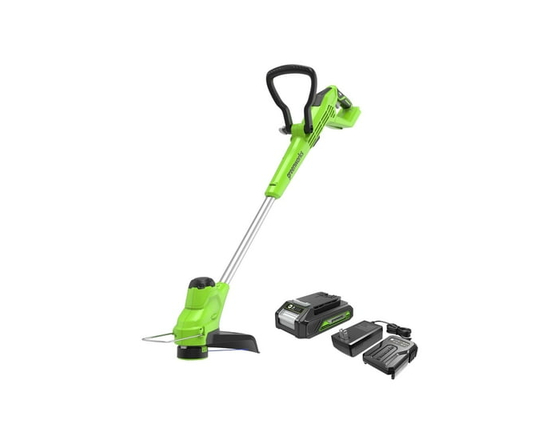 Greenworks 24V 11" Cordless TORQDRIVE™ String Trimmer, 2Ah Battery and Charger Included