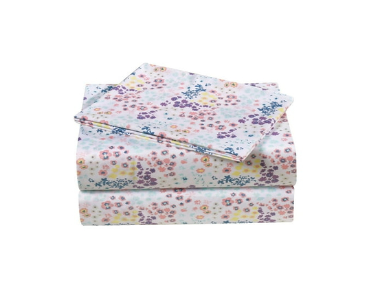 Ensemble de draps à imprimé en microfibre douce facile à nettoyer pour enfants Mainstays (Dite)