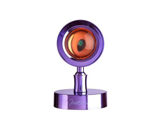 Justice Mini LED Projection Lamp- Purple