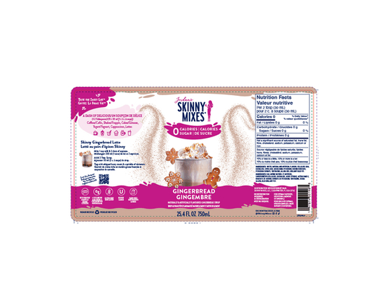 Skinny Mixes Gingerbread Syrup - 750ml