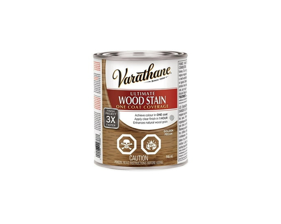 Varathane Ultimate Oil-Based Interior Wood Finish, Golden Pecan, 946 ml - 946 ml (Golden Pecan)