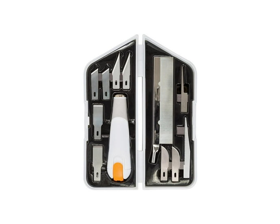 Fiskars Heavy-duty Easy Change Detail Knife Set – DIY (11 blades)
