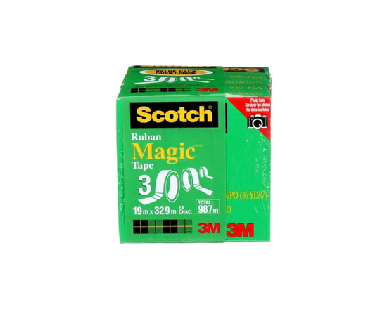 Ruban Magic(MC) Scotch® 810-3PK-BXD - 19 mm x 32,9 m