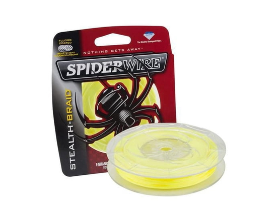 Spiderwire Stealth 125 Yards 10lb Hi-Vis Yellow