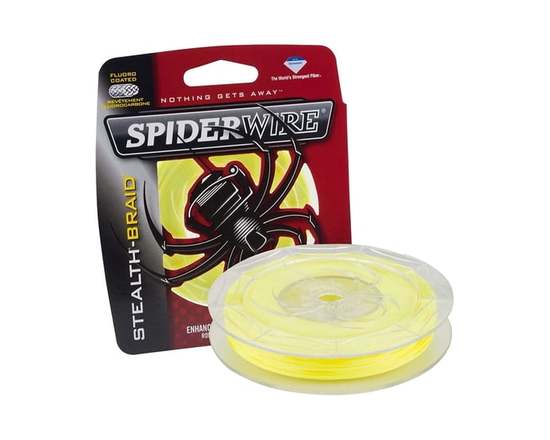 Spiderwire Stealth 125 Yards 30lb test Hi-Vis Yellow