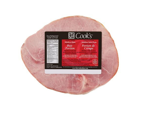 Cook's Traditional Bone-In Butt Portion Skinless Ham