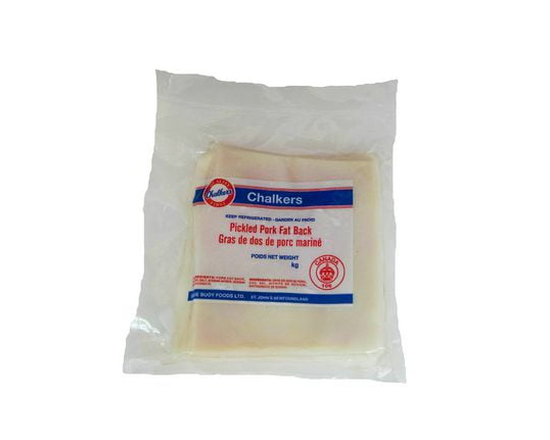 Chalkers Pickled Pork Fatback