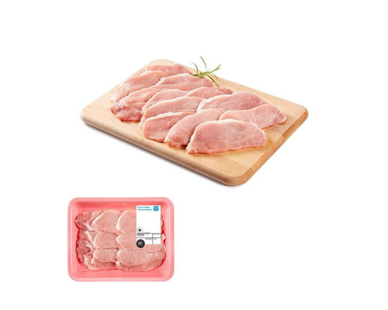 Côtelettes de Longe de Porc Centre et Bout de Côtes Déssosées Cuisson Rapide