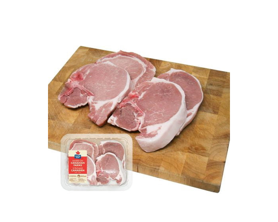 Maple Leaf Fresh Bone-In Pork Chops and Center Combo