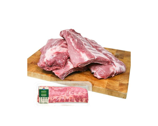 Maple Leaf Fresh Pork Back Ribs Raised Without Antibiotics