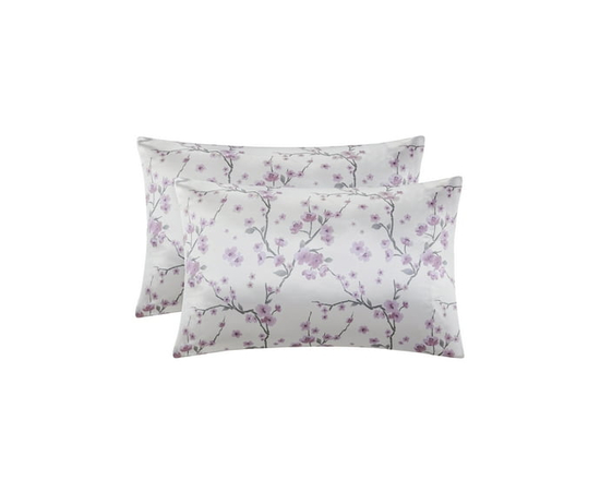 Chelsea Square 2pc Satin Pillowcases (Cherry Blossom)