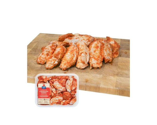 Maple Leaf BBQ Seasoned Fresh Chicken Split Wings