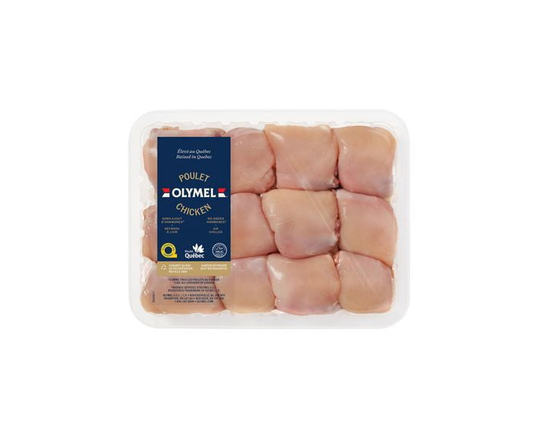 Hauts de cuisses de poulet désossées Halal Olymel