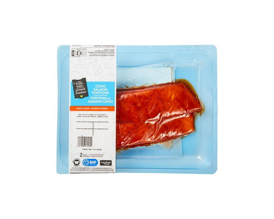 Your Fresh Market Sweet & Smoky Coho Salmon Portions
