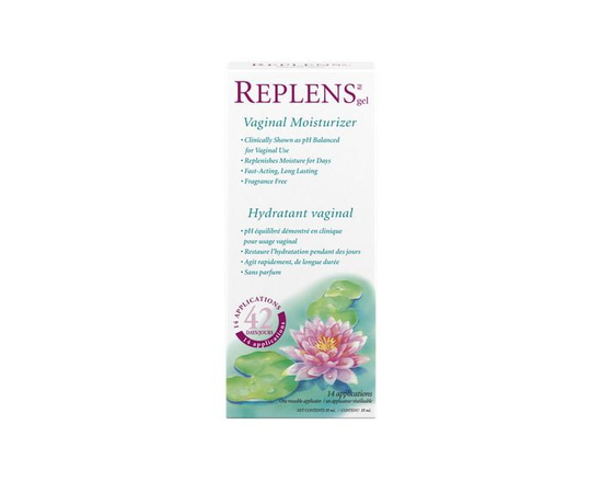 Replens Long-Lasting Vaginal Moisturizer and Lubricant, Replenish Internal Vaginal Moisture, Immediate Relief, Paraben Free, Estrogen Free, Fragrance 