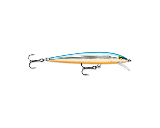Rapala Husky Jerk 10 cm, leurre dur Argent Bleu