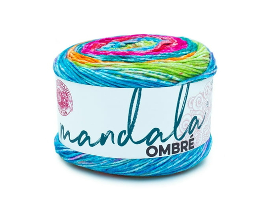 Lion Brand Yarn Mandala Ombre Happy Yarn