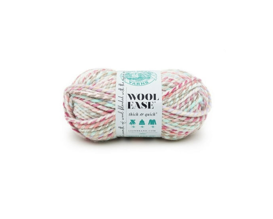 Lion Brand Wool-Ease Thick & Quick Yarn Mustard #6 Super Bulky Acrylic/Wool yarn, 170g/ 97m, 3-CT - 1 Pack (Carousel)
