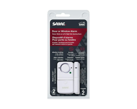 Sabre Window or Door Window Alarm - 2pk