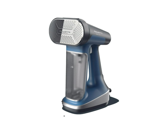 Rowenta Pure Force 2-in-1 Garment Steamer, Iron & Garment Steamer for Clothes, Corsican Blue