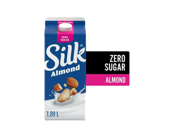 Silk Almond Milk Alternative, Unsweetened, Dairy Free - 1.89 L