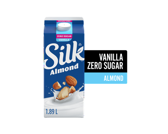 Silk Almond Milk Alternative, Unsweetened Vanilla, Dairy Free - 1.89L