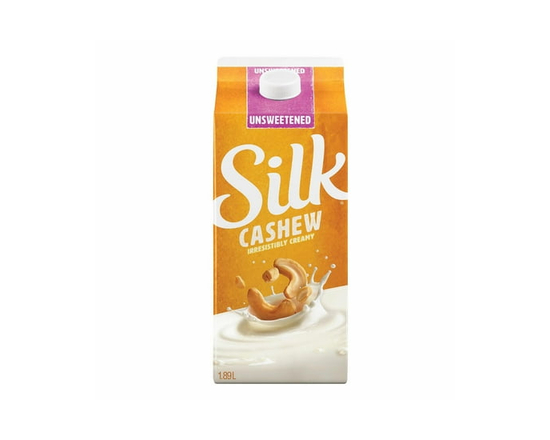 Silk Cashew Milk Alternative, Unsweetened, Dairy Free - 1.89 L