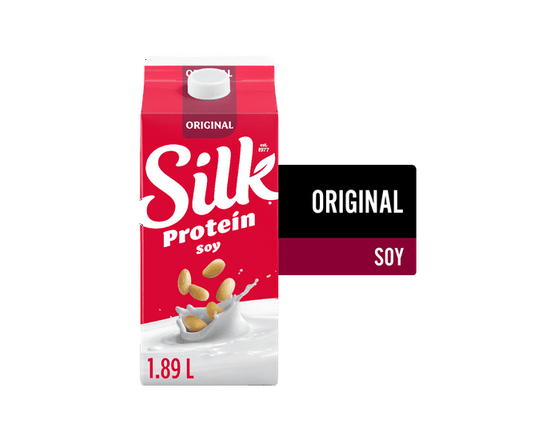 Silk Soy Milk Alternative, Original, Dairy Free of protein - 1.89 L