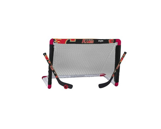 Flames Mini Hockey Goal Set - 28
