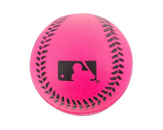 Balle de teeball en caoutchouc Néon de la MLB