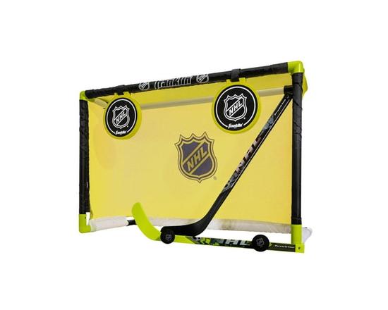 Franklin Sports Model #47036K2 Mini Hockey Goal and Knee Hockey Set - 21 in