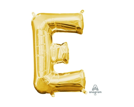Anagram International Party-Eh! Gold Letter E Balloon