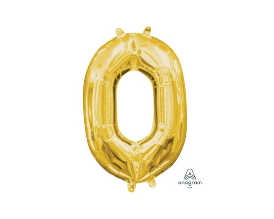 Anagram International Party Eh! Gold Mini "0" Banner
