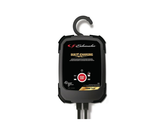 Schumacher Electric 3-in-1 Fully Automatic, 8 Amps, 12 Volt, Car Battery Charger and Maintainer, SC1302