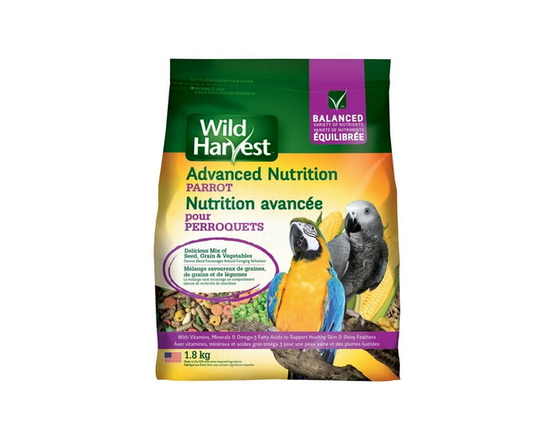 Wild Harvest Advanced Nutrition Parrot Bird Food, 1.8kg