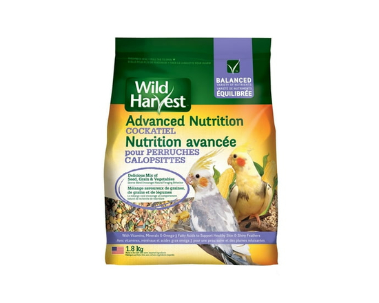 Wild Harvest Advanced Nutrition Cockatiel Bird Food, 1.8kg