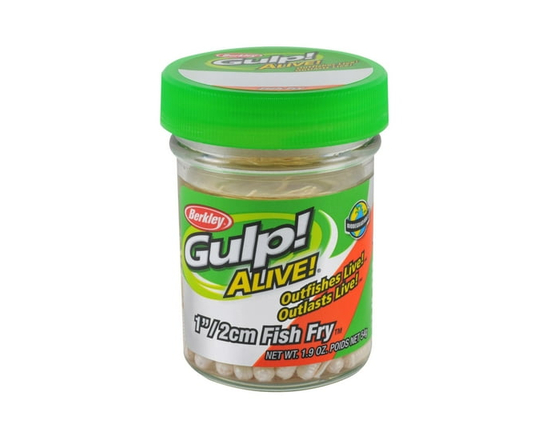 Berkley GAJFF1-LG Gulp! Alive! Fish Fry, 1", 1.9oz, Luma Glow