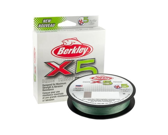 Berkley X5 150 Meters 50lb LowVis Green