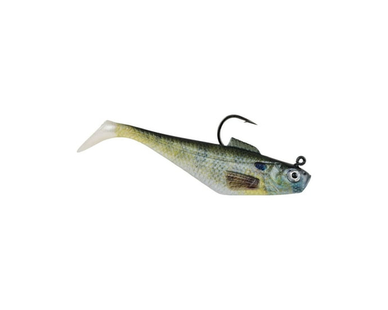 Berkley PBBSS2-HDBLG PowerBait Pre-rigged Swim Shad, 5Pk, 2" HD Bluegill