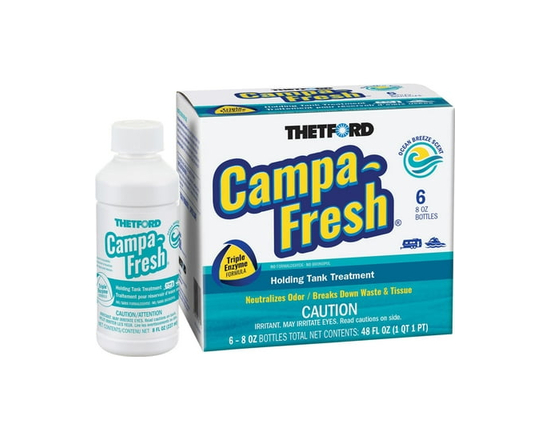 Thetford Campa-Fresh® Ocean Breeze 6x8 oz bottles liquid holding tank treatment - 8oz