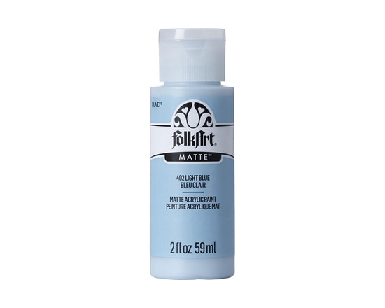 Peinture acrylique mate FolkArt, 2 oz, Bleu Clair - 2 fl oz