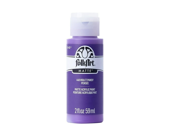 Peinture acrylique mate FolkArt, 2 oz, Pensée Violette - 2 fl oz