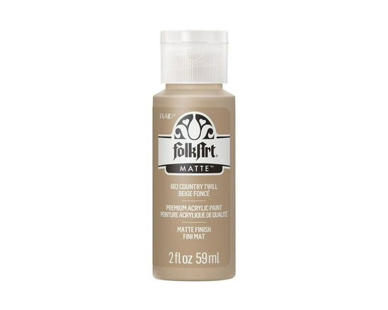 Peinture acrylique mate FolkArt, 2 oz, Beige Campagne - 2 fl oz