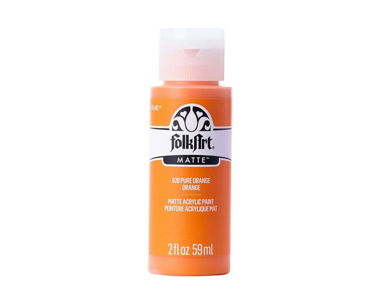 Peinture acrylique mate FolkArt, 2 oz, Orange Pur - 2 fl oz